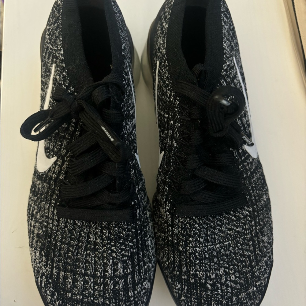 Nike Black and White Knit Sneakers